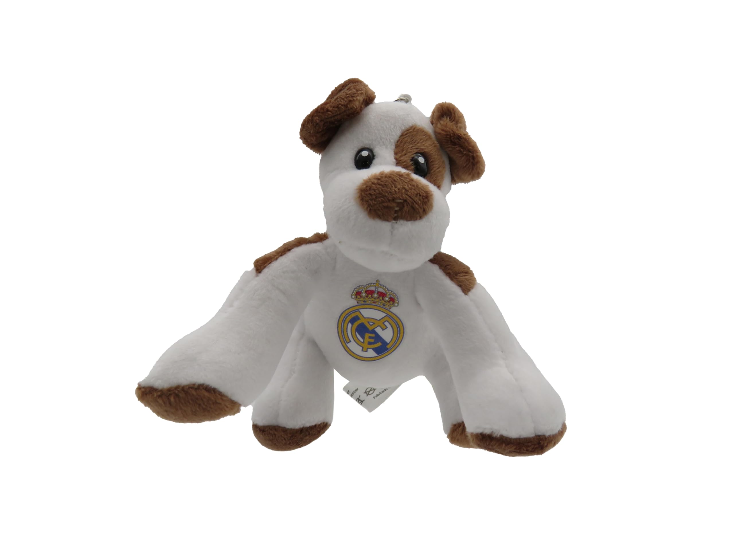 CYPBRANDS Real Madrid Keyring Keyring Backpack Plush Dog Brown Official Product