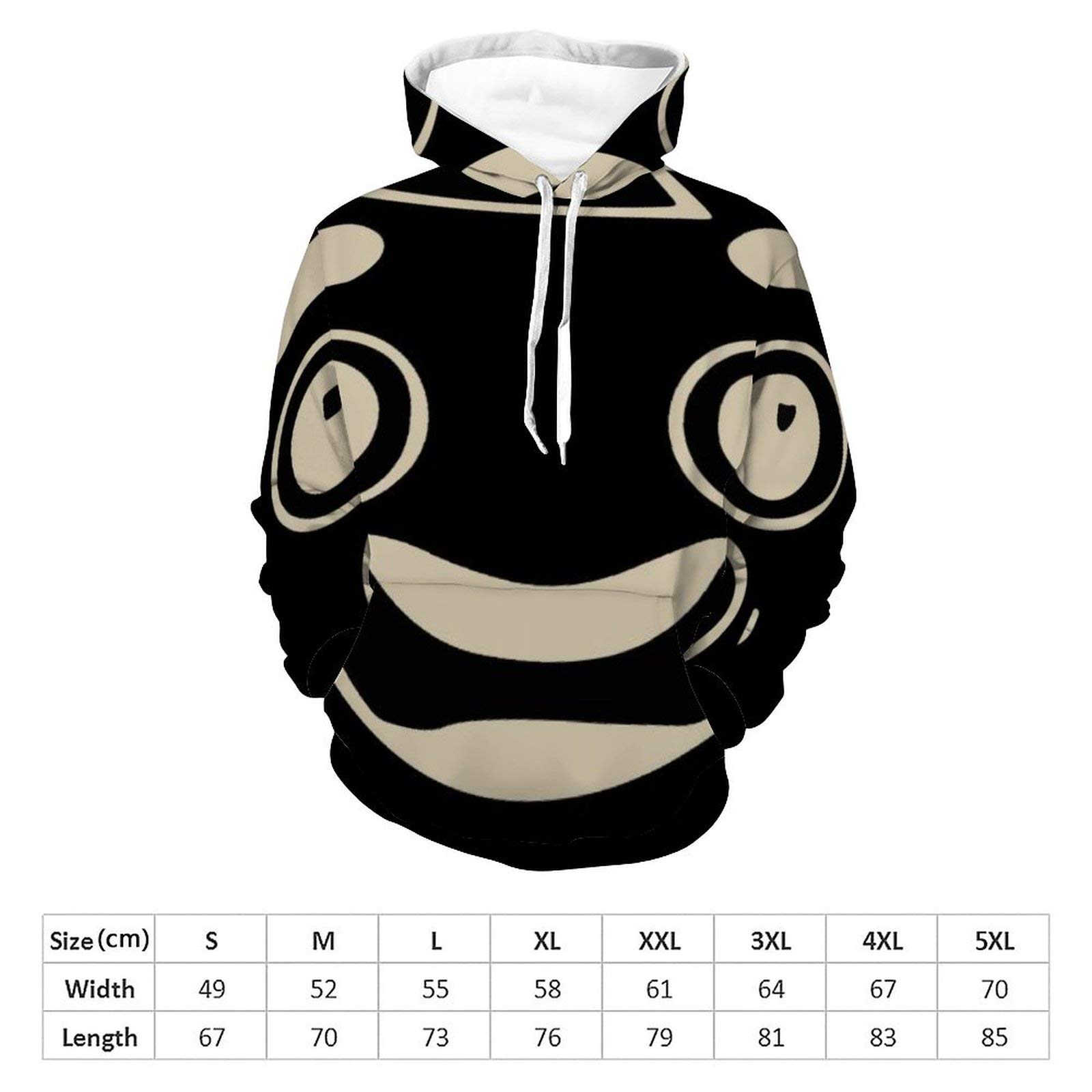 AERICKON Felpe con cappuccio da donna con stampa 3D unisex classica felpa autunnale classica con tasca per il tempo libero