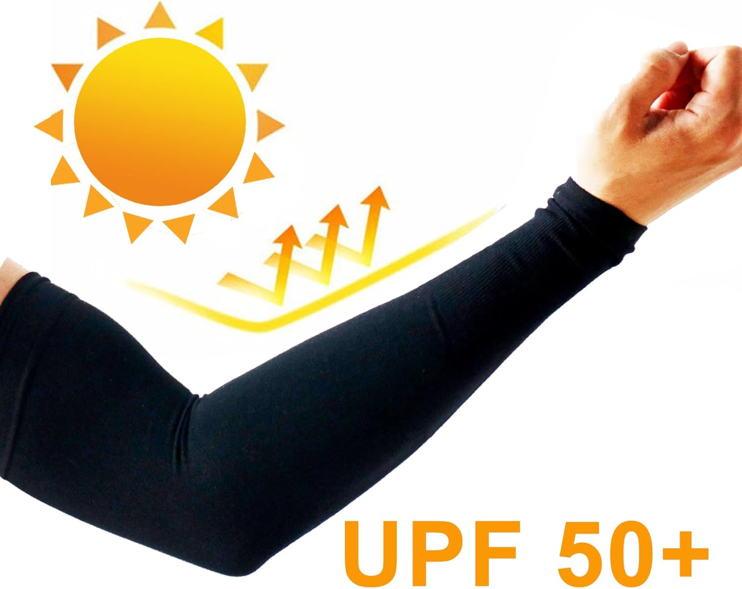 PFFY 2 & 4 Pairs UV Protection Cooling Arm Sleeves for Men and Women UPF 50 Sun Sleeve - Image 2