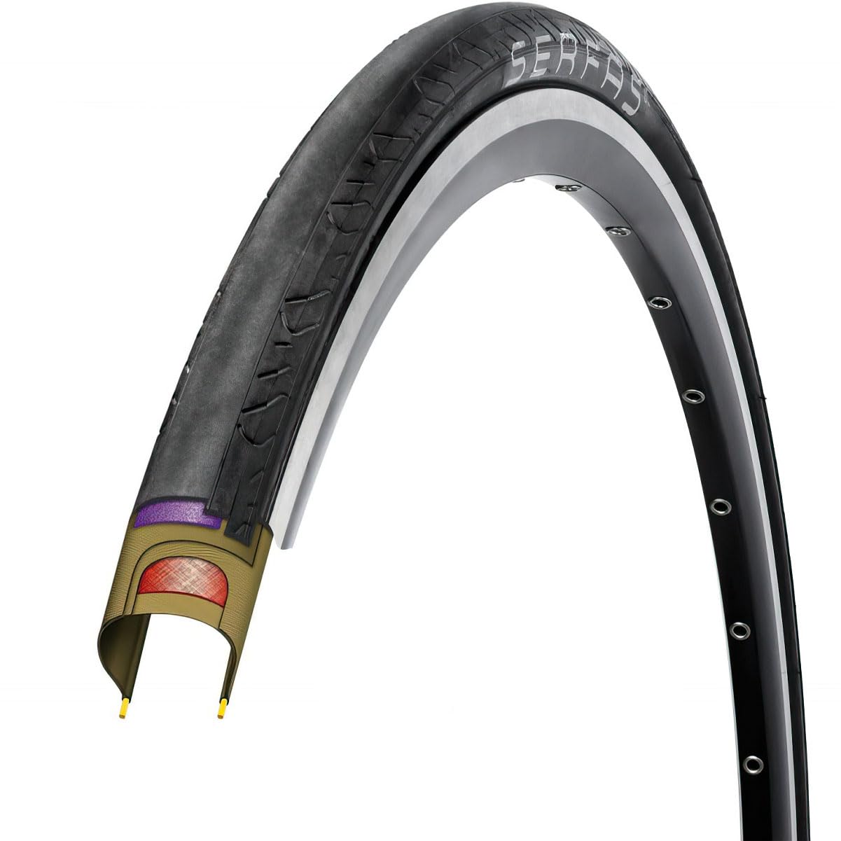 Serfas Survivor Seca Wire Bead Tire with FPS