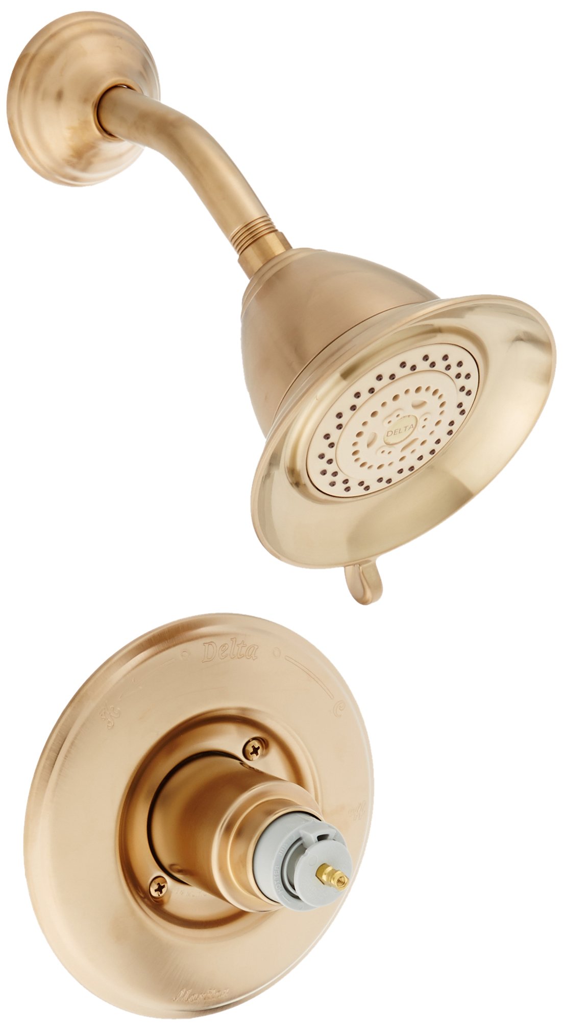 Delta Faucet T14255-CZLHP Serie 14 Meno Maniglia vittoriana Monitor Doccia Trim, Champagne Bronzo