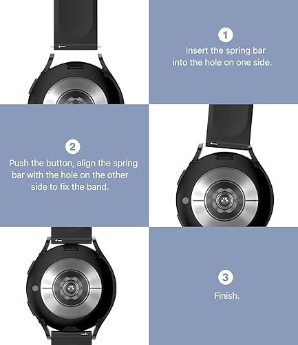 Miniatura 6 de TiMOVO Bands Compatible with Samsung Galaxy Watch 654 Band 4044mm,Watch 5 Pro 45mm,Galaxy Watch 6 Classic 4347mmWatch 4 Classic Band