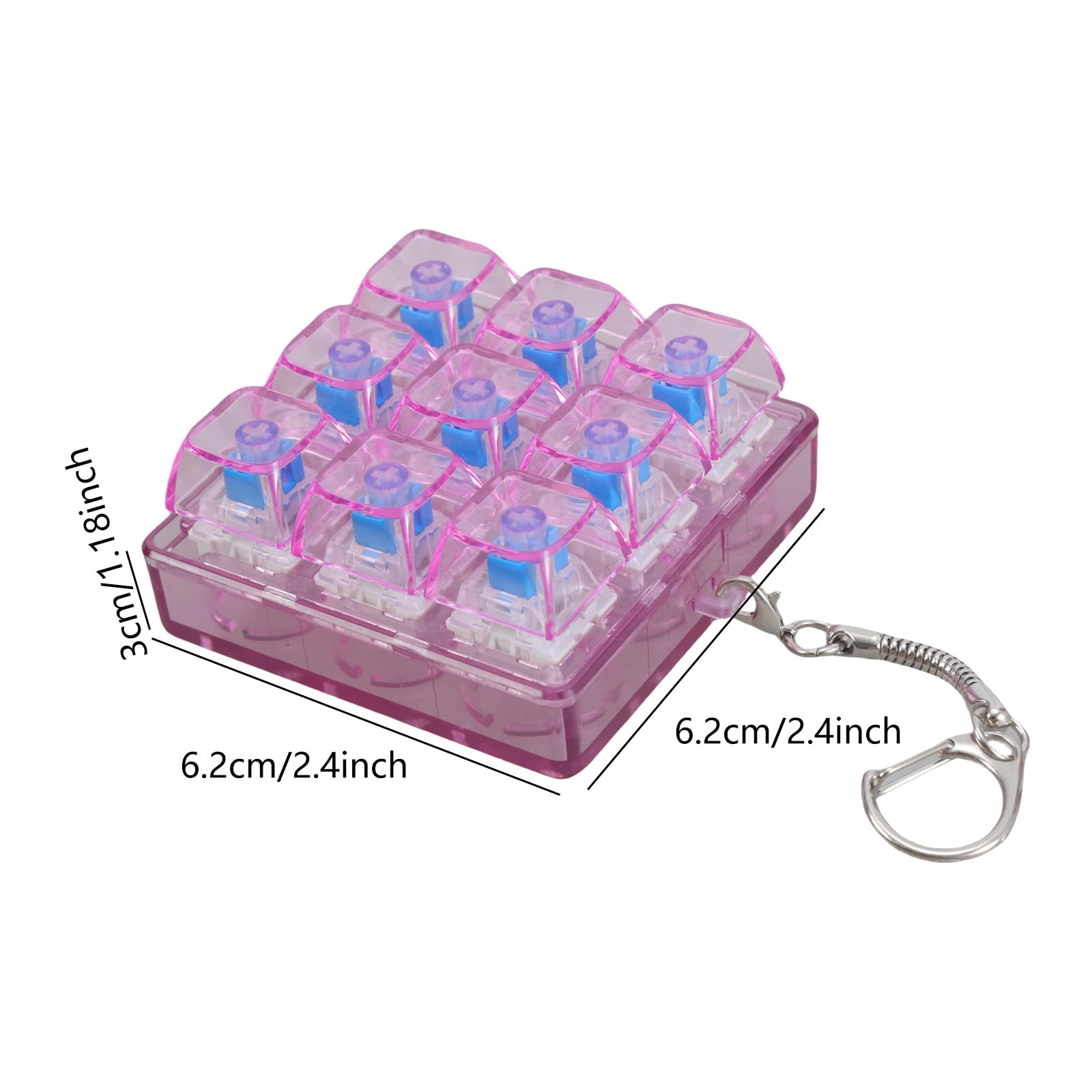 メカニカルキーボードスイッチテスター Amazon.co.jp: メカニカルキーボードスイッチテスター 9キー 半透明