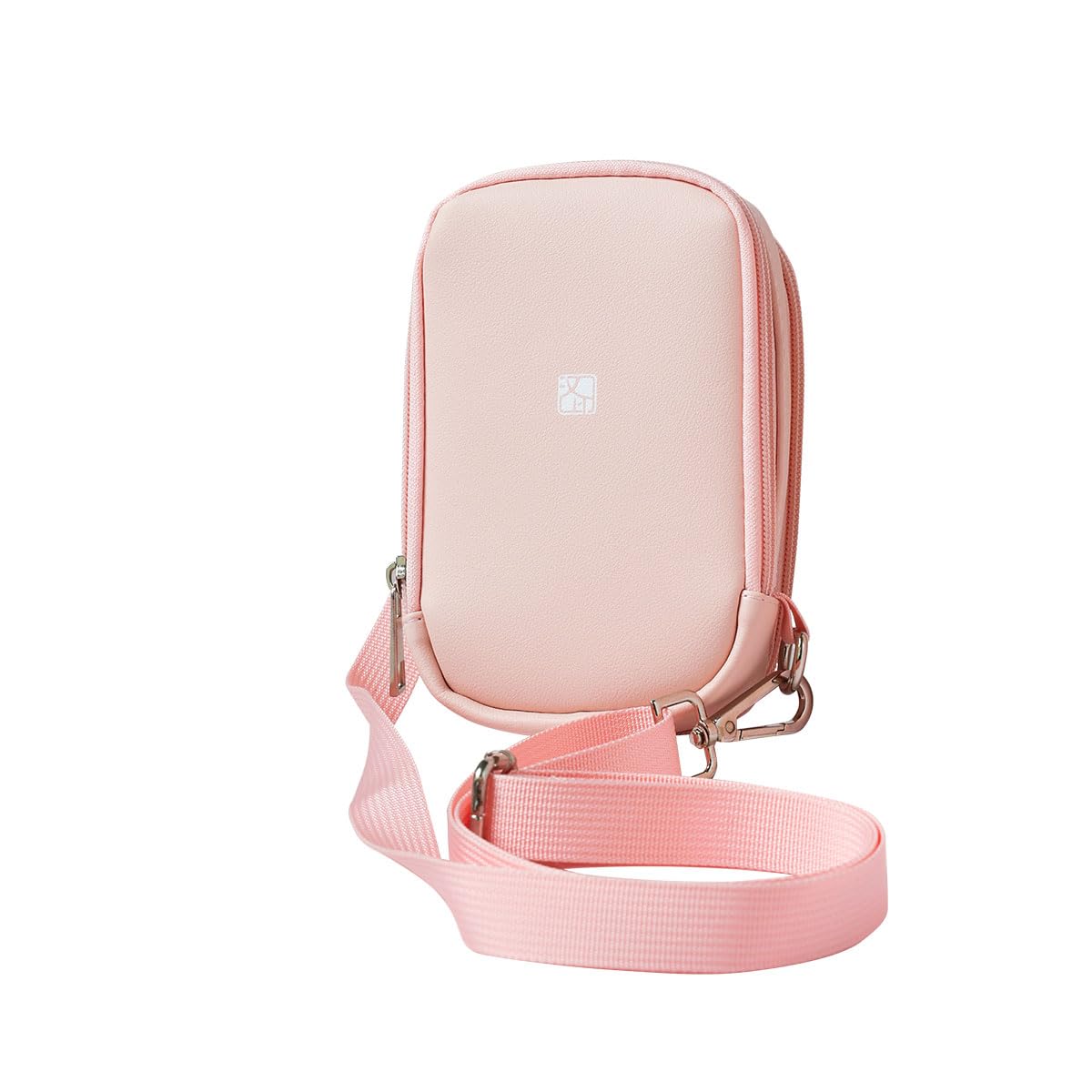 HPRT Photo Printer Case Compatible CP2100 Portable Photo Printer, Lightweight & Large Capacity for Consumable and Cable, Pink