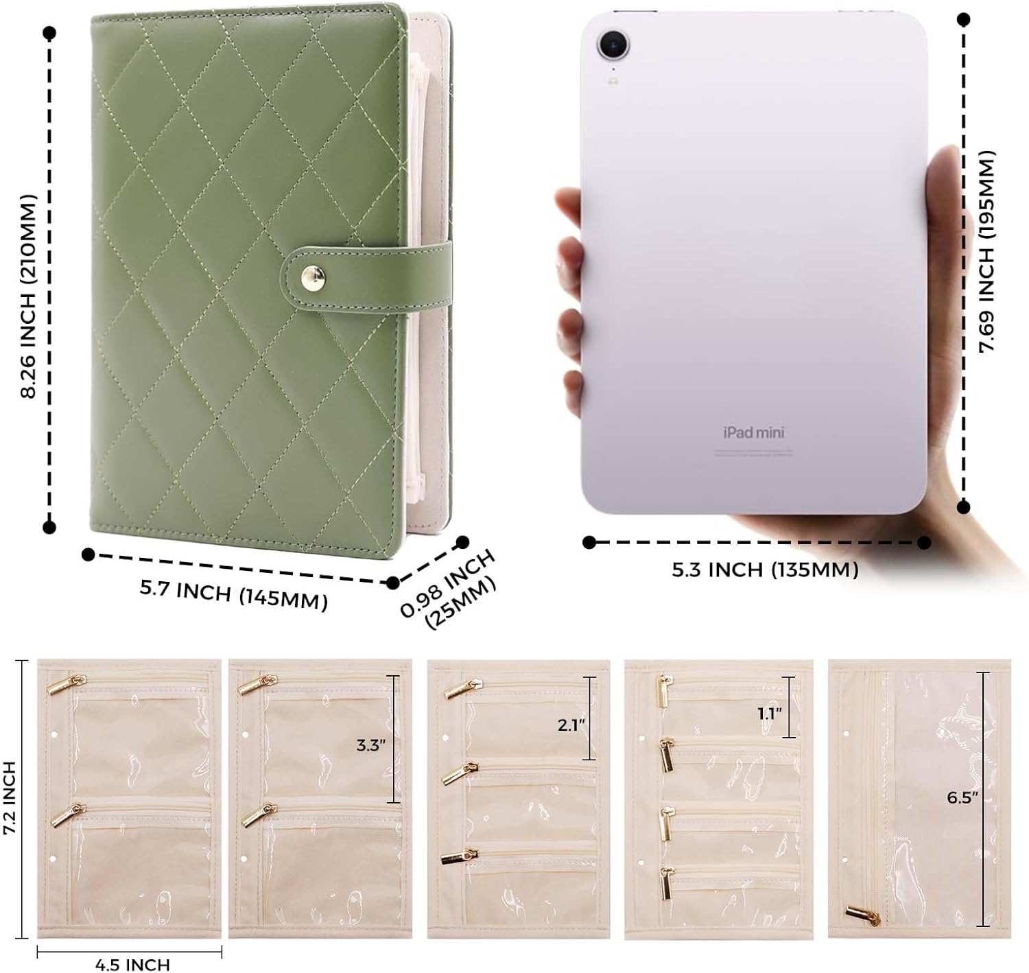 旅行用ジュエリーオーガナイザーケース、ポータブルジュエリーオーガナイザー収納ブック、イヤリング、リング、ネックレス用のコンパクトなジ