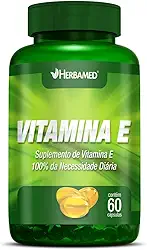 Herbamed Vitamina E - 60 Cápsulas -
