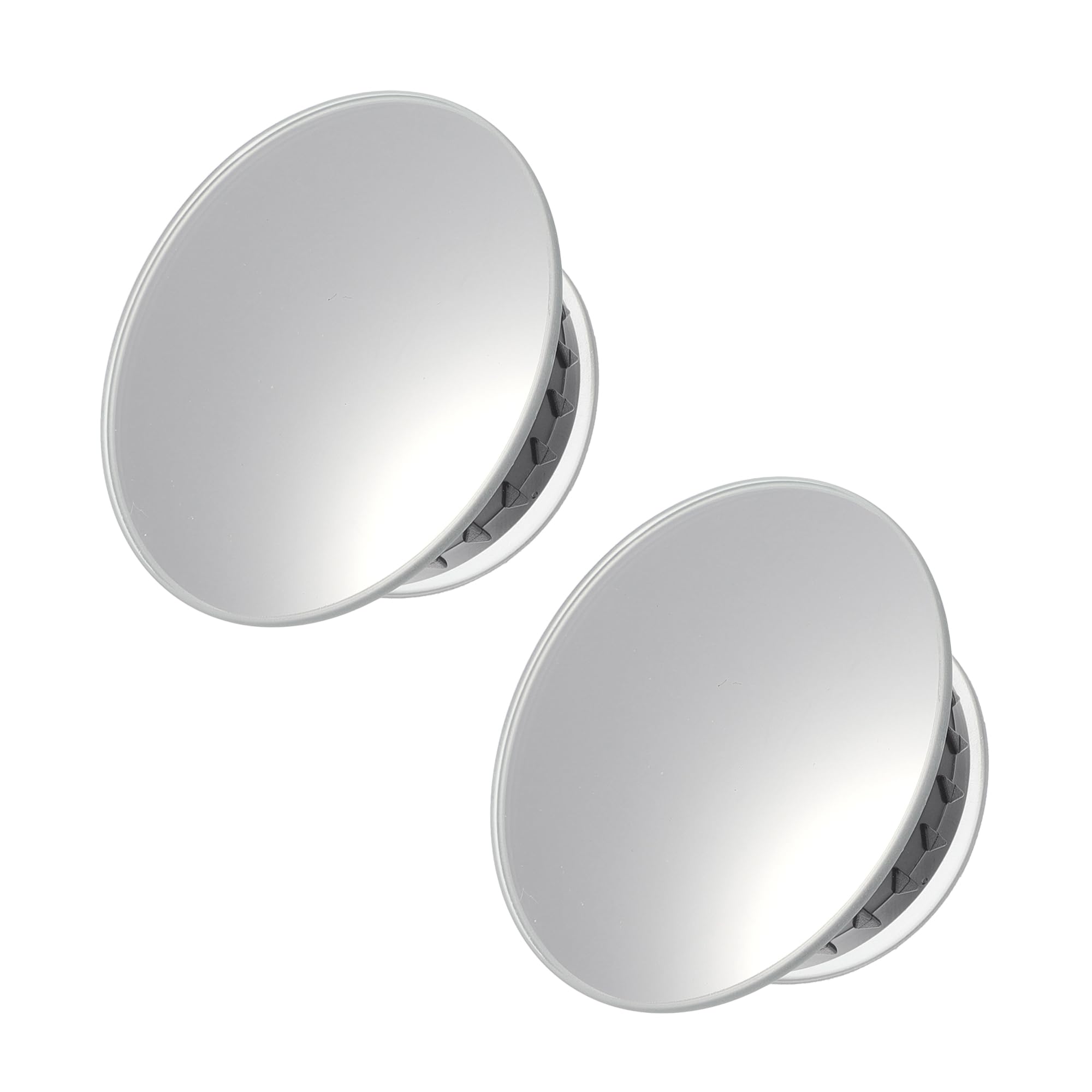 Partuto 1 Pair Universal Blind Spot Car Mirrors - Car - Glass Black, White, 1.38"x0.43"