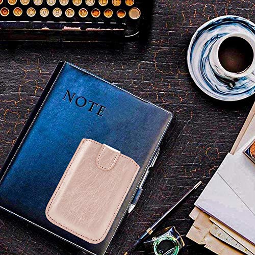 Phone Card Holder Rfid Blocking Sleeve, Pu Leather Back Phone Wallet Stick-On Pull Up 5 Card Holder Universally Pocket Covers Credit Cards Cash For Iphone/Android/Samsung/All Smartphones(Rosegold) #TOP6