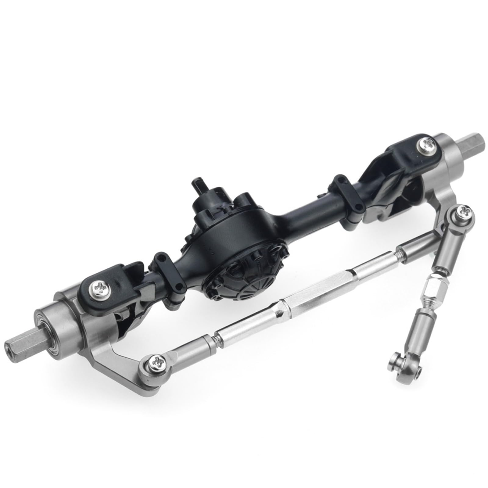 RC Upgrade Accessories for WPL for C14 for C24 for C24-1 for C34 for 1/16 RC Car Accessories Stee Link Rod Pull Rod Upgrade Parts,Titanium