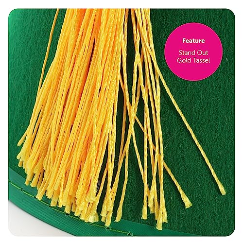 Lot de 12 chapeaux Fez vert idéal pour amuser vos invités de fête