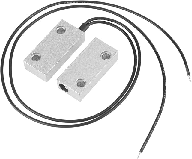 Magnetic Reed Switch Surface Mount Wired Magnetic Reed Switch Door Contact Sensor Alarm for Home Security Door and Window Sensor