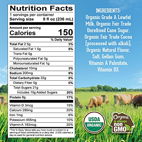 image for Organic Valley 1% Lowfat Shelf Stable Organic Chocolate Milk — Resea