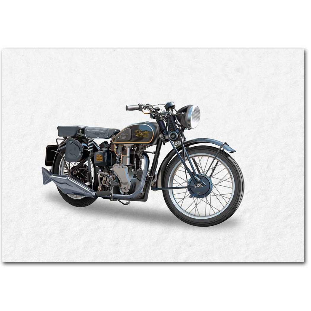 Felicitas Motorbike Postcard Pack Classic British Motorcycles A6