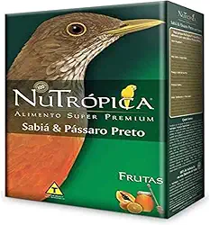 Ração Nutrópica para Sabiá e Pássaro Preto - 300g