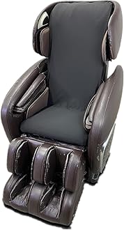 Massage Chair Cover - Full Body Shiatsu Dust Protection, Zero Gravity Recliner Covers, Washable Stretch Fabric Universal Slipcovers, Black