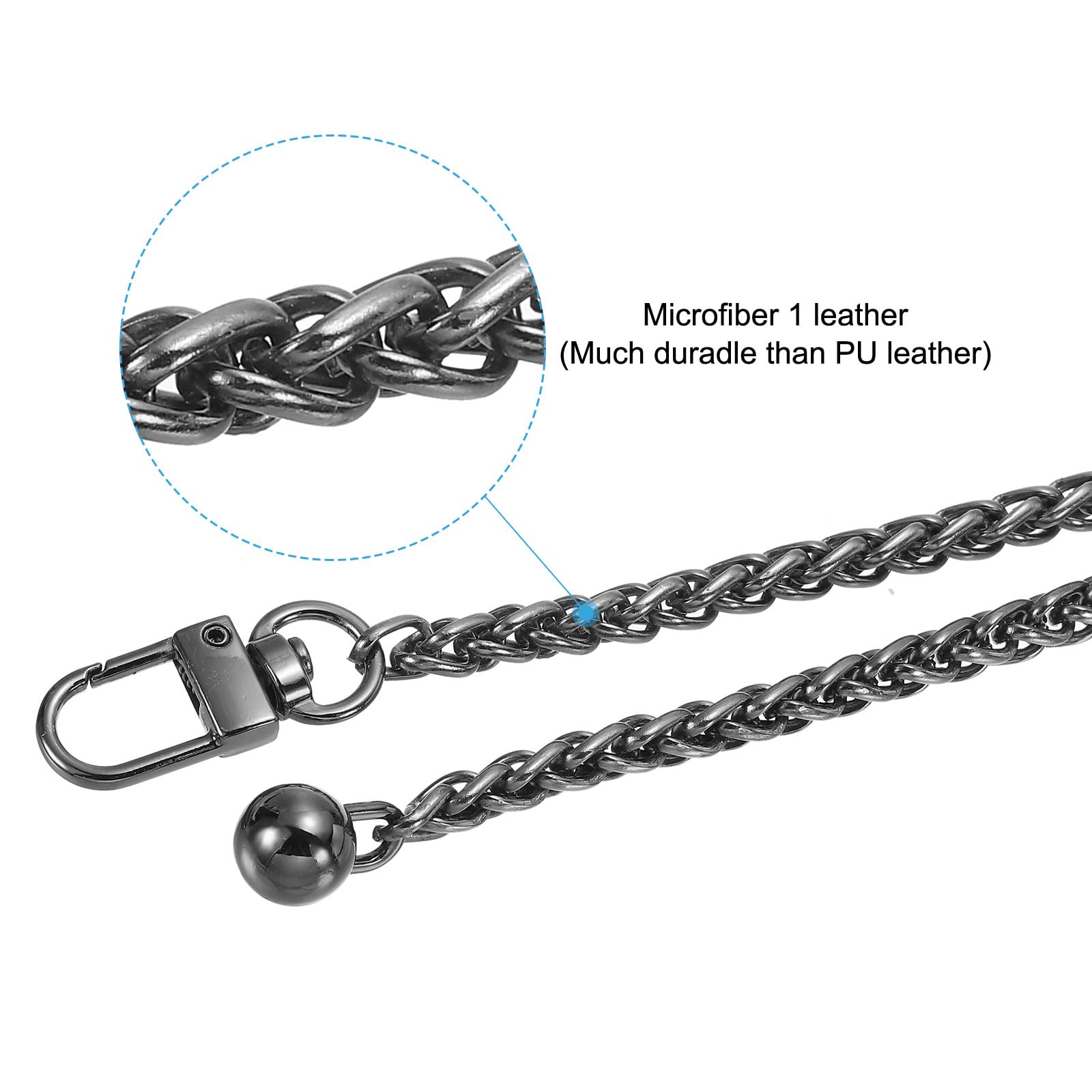 PATIKIL 47 Inch Thin Purse Chain Strap Adjustable - Image 4