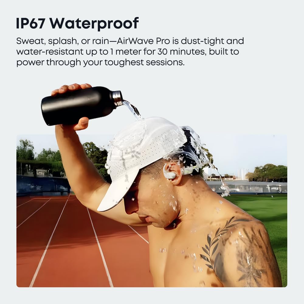 Langsdom AirWave Pro Running Headphones - Lightweight & Waterproof - Dettaglio
