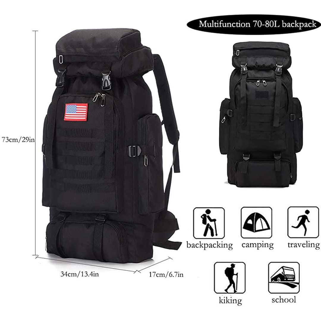 70 l outdoorowe plecaki wojskowe Oxford wodoodporny plecak taktyczny turystyka trekking torby myśliwskie