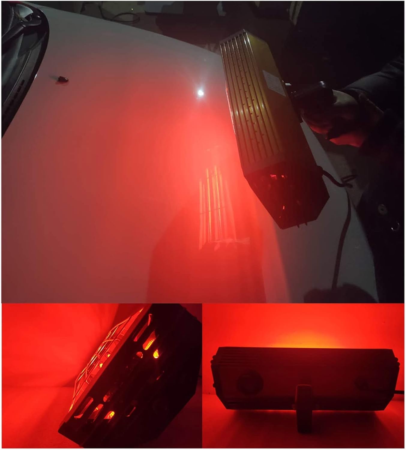 Infrared Paint Curing Lamp Handheld Car Body Infrared Paint Heating Lamp Baking Light Paint Curing Dryer Lamp Quick Installation Spray Paint Room Tool