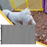 Katzen-Türgitter - Einklappbares Gitter für Innenräume - Mit Saugnäpfen Kindersicher Verstellbar Falbar 50x125 cm für Türöffnung Flur Schlafzimmer Balkon Küche