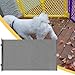 Katzen-Türgitter - Einklappbares Gitter für Innenräume - Mit Saugnäpfen Kindersicher Verstellbar Falbar 50x125 cm für Türöffnung Flur Schlafzimmer Balkon Küche