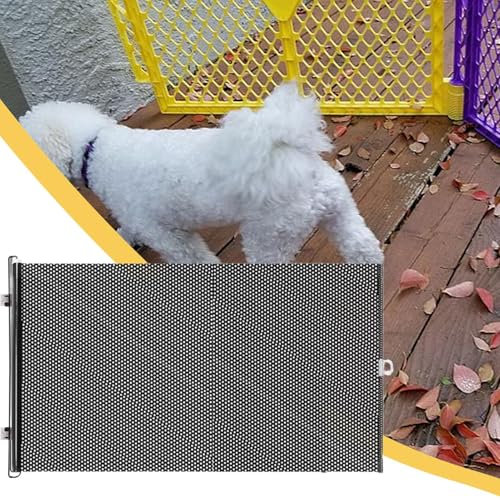 Katzen-Türgitter - Einklappbares Gitter für Innenräume - Mit Saugnäpfen Kindersicher Verstellbar Falbar 50x125 cm für Türöffnung Flur Schlafzimmer Balkon Küche