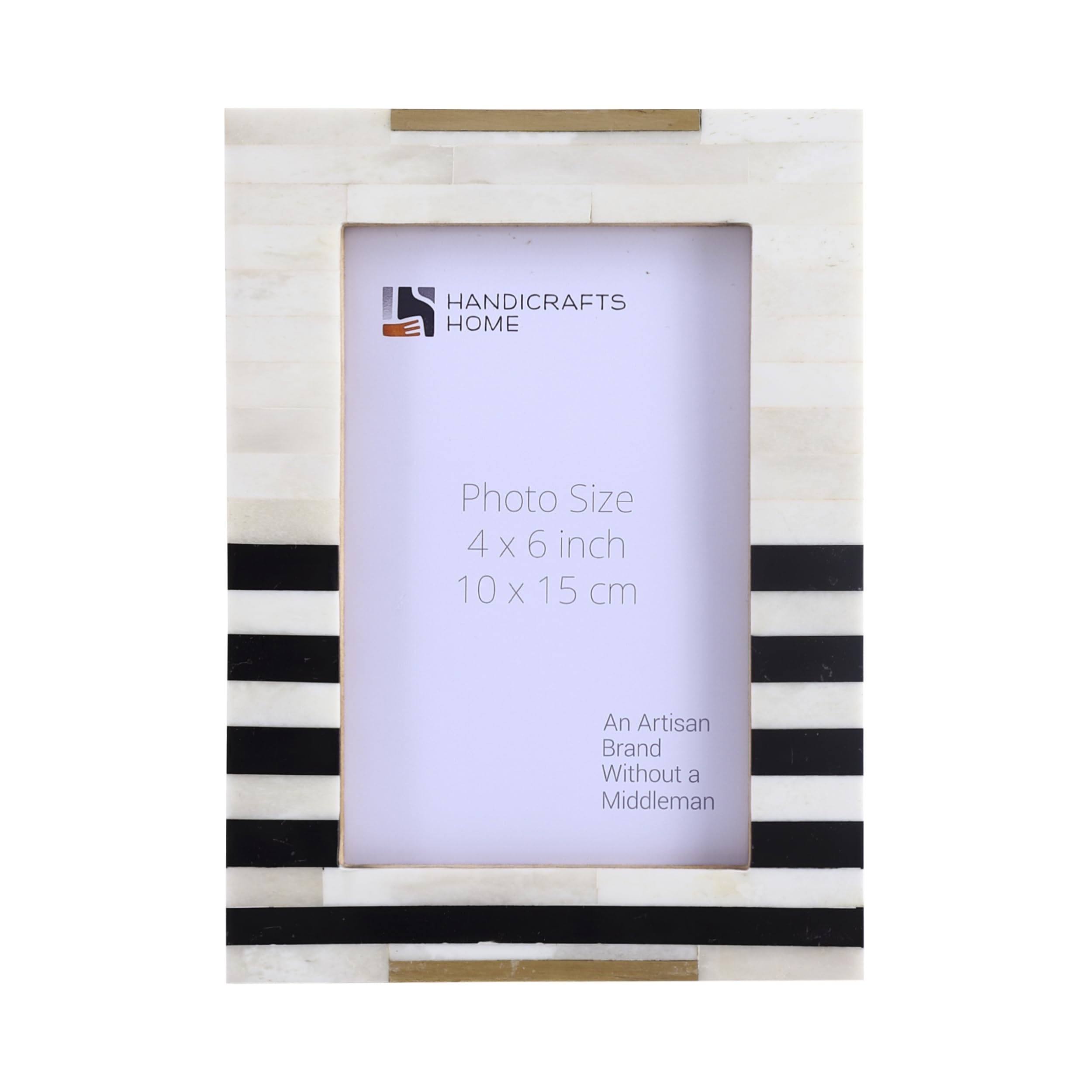 Handicrafts Home 4x6 Picture Frames - West-Coast-Naples Collection - Vintage Style Wall Hanging - Farmhouse Photo Frame for Living Room, Home Decor,