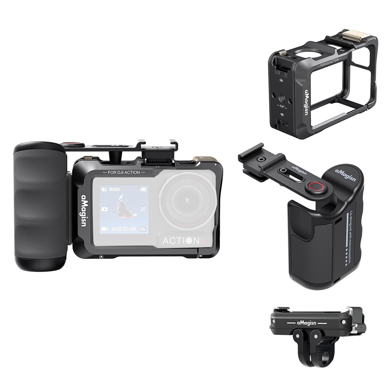 Amazon.com : Aovee Xplorer Grip Kit Bundle(Camera Grip&Cage&Quicke