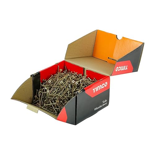 TIMCO Solo Woodscrews Industry Pack - 5.0 x 60mm - Gold