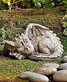 storchenbeck Sleeping Dragon Garden Outdoor Statue Adorable Mythical Creature Baby Sleeping Dragon