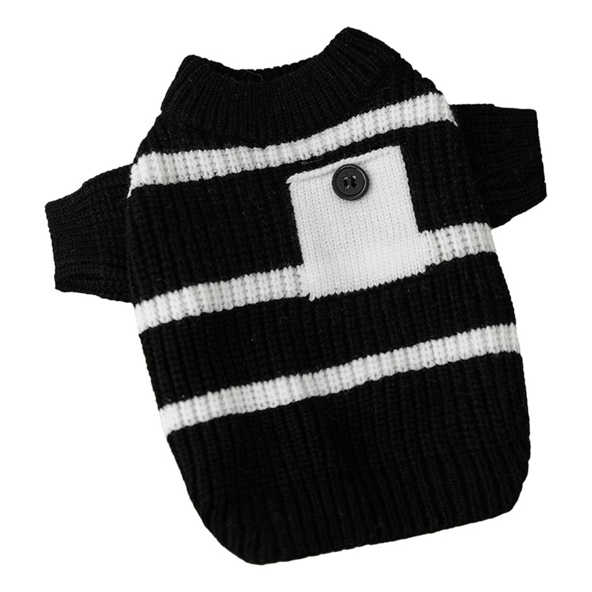 Pull tricoté sur le thème du chien - Vêtement pour chien de petite à moyenne taille - Rouge - Taille L - Chaud, protecteur, résistant à la poussière et aux taches - Convient pour un usage quotidien