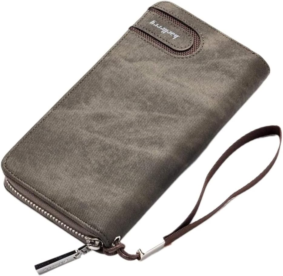 AtEEco] マンマネーコイン電話ポケット男性財布男性クレジットカードホルダー用大容量レザーウォレットクラッチバッグ (Colo AtEEco]  マンマネーコイン電話ポケット男性財布男性クレジットカードホルダー用大容量レザーウォレットクラッチバッグ (Colo AtEEco] ロング ...