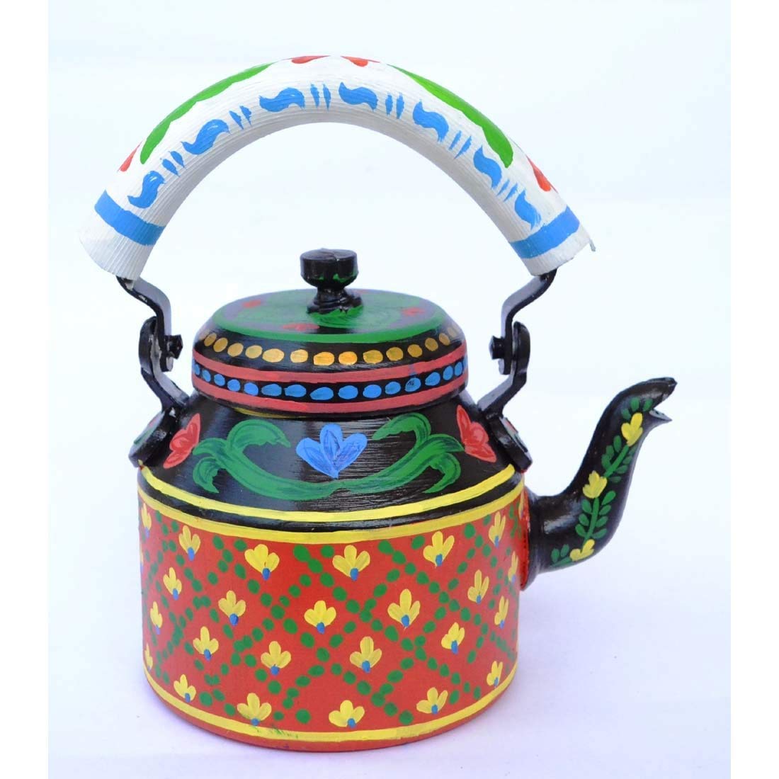 Buy CRAFAT Indian HandPainted Tea Kettle Vintage Teapot,use in Culture
