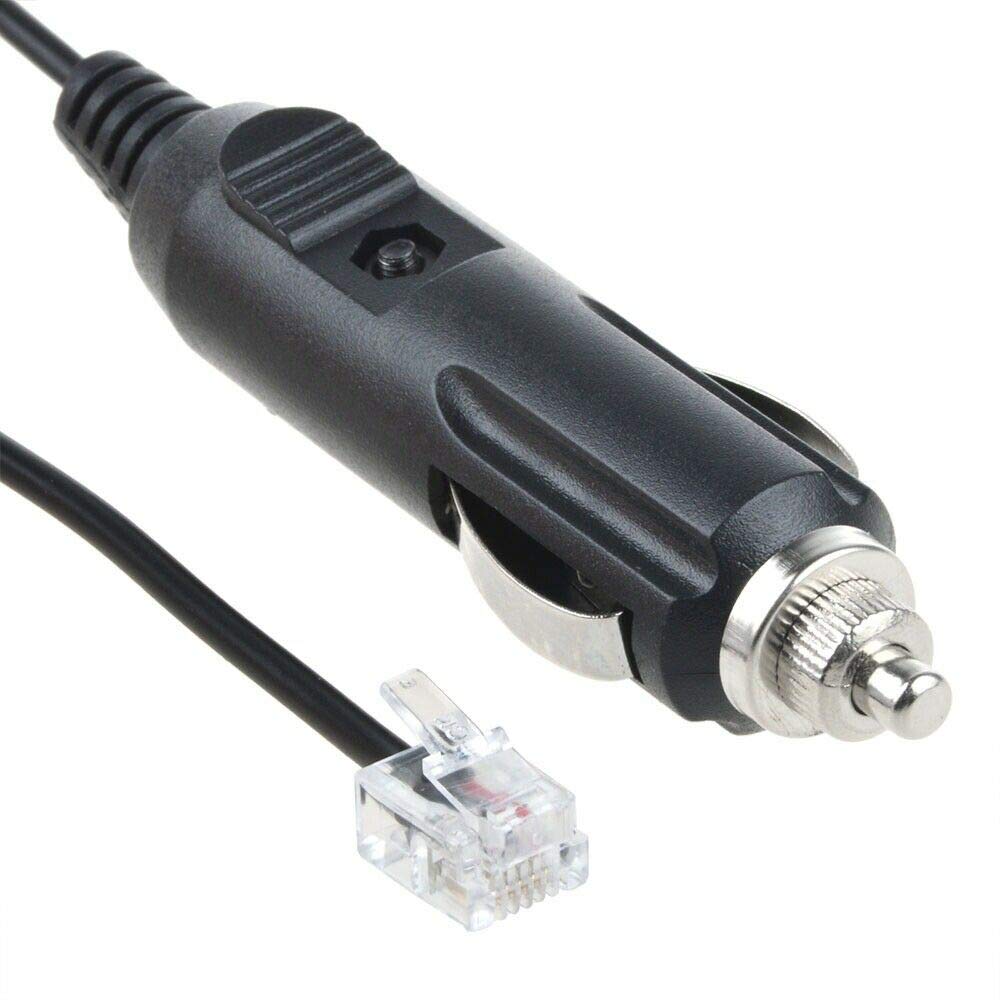 Car 12-24V Cigarette Lighter Charger for Escort Valentine One Uniden Beltronics Radar Detectors and More (All Radar W/RJ11 Jack CONNECTION)