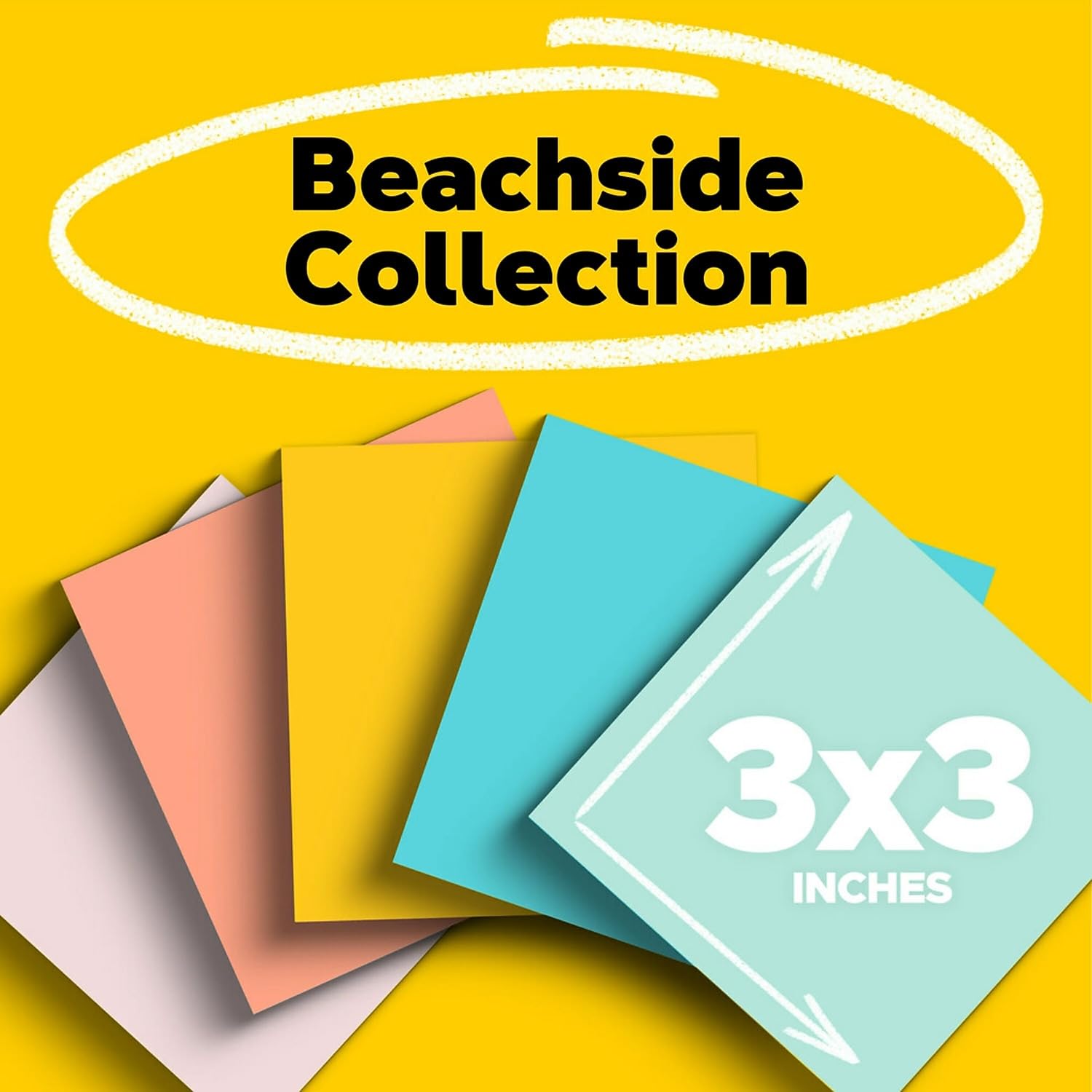 mmm654ast – Post-it Original Pads in Pastell Farben