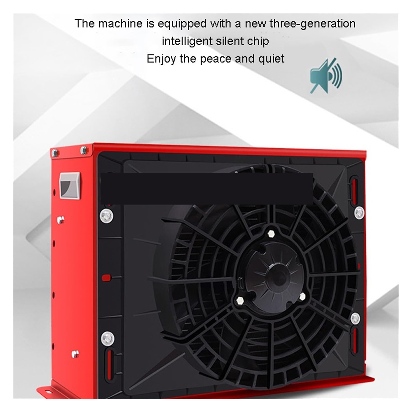 Máquina Integrada De Refrigeración Aire Acondicionado Eléctrico 12V/24V For Autobuses, Camiones, Excavadoras, Cosechadoras, Máquinas Agrícolas Enfriamiento Rápido(24V Red plastic case)