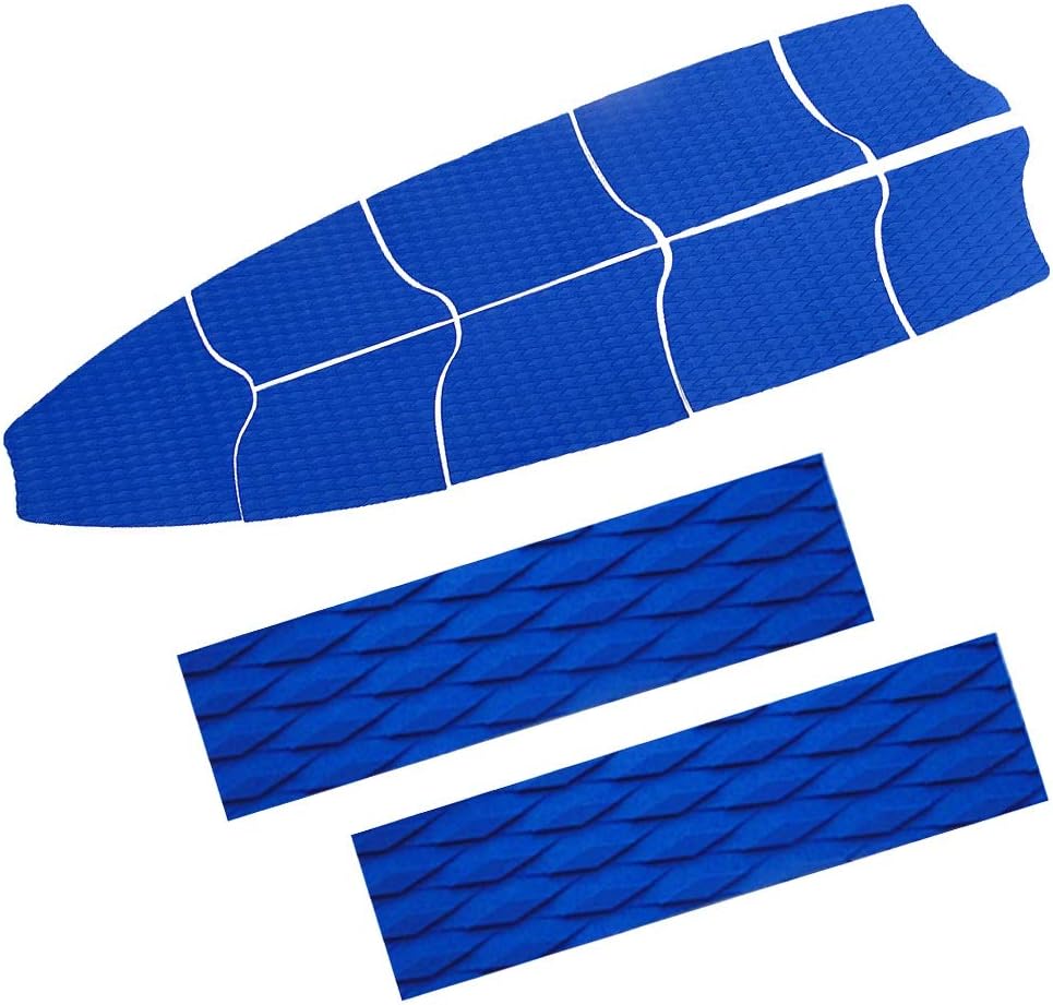 11Pcs Surf Water Sports Longboard Surfboard Tail Pad Traction Full Deck Grip - 3 Colors