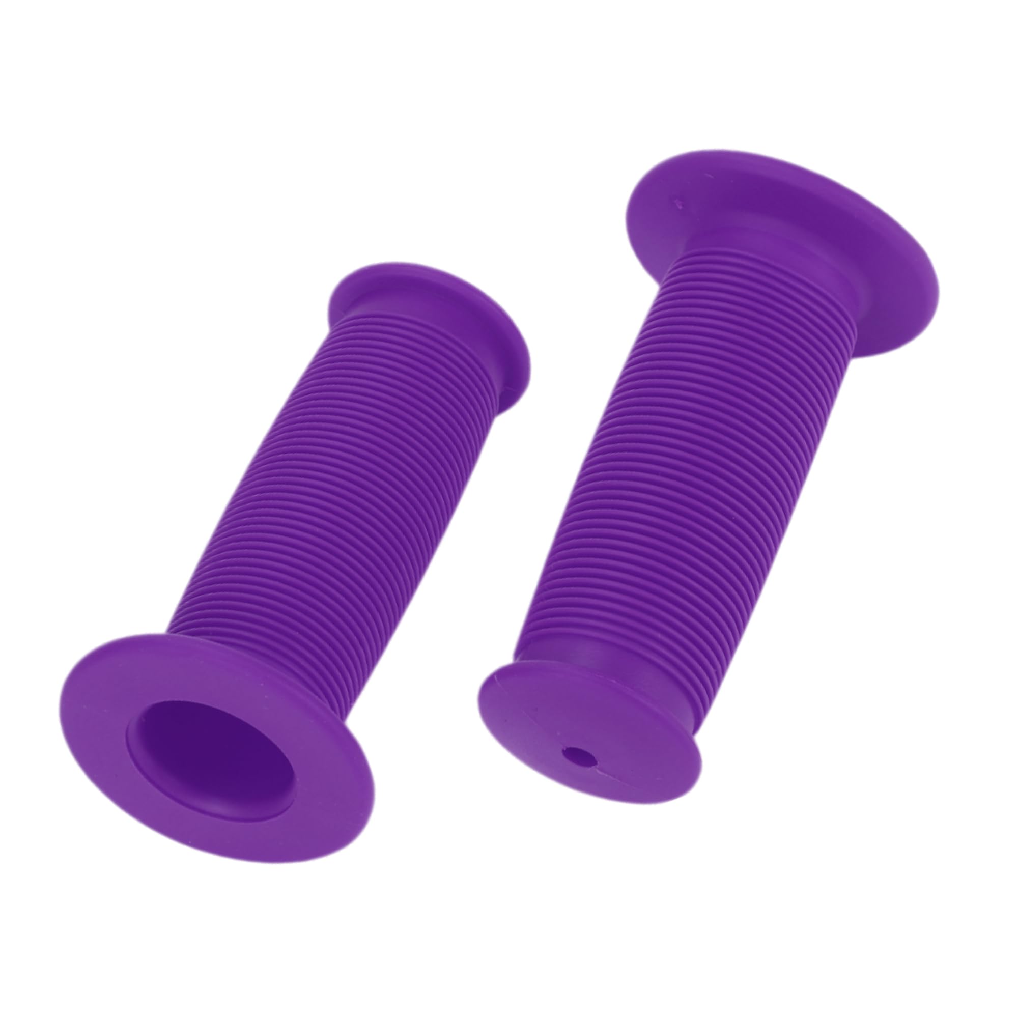 TUCKBOLD Bike Handlebar Grips Covers 85mm Long Lightweight | Cycling End Grip Protector Purple 1 Pair
