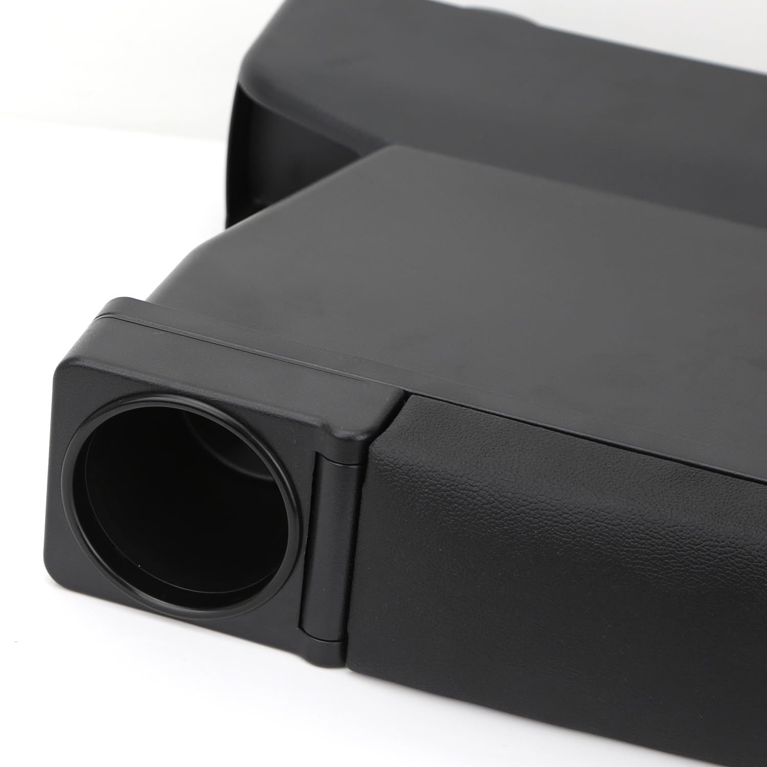 YJYWZH Braccioli per Leapmotor T03 2020-2024 Bracciolo, Doppio Strato Centrale Console vano Nero Pelle (Nero)