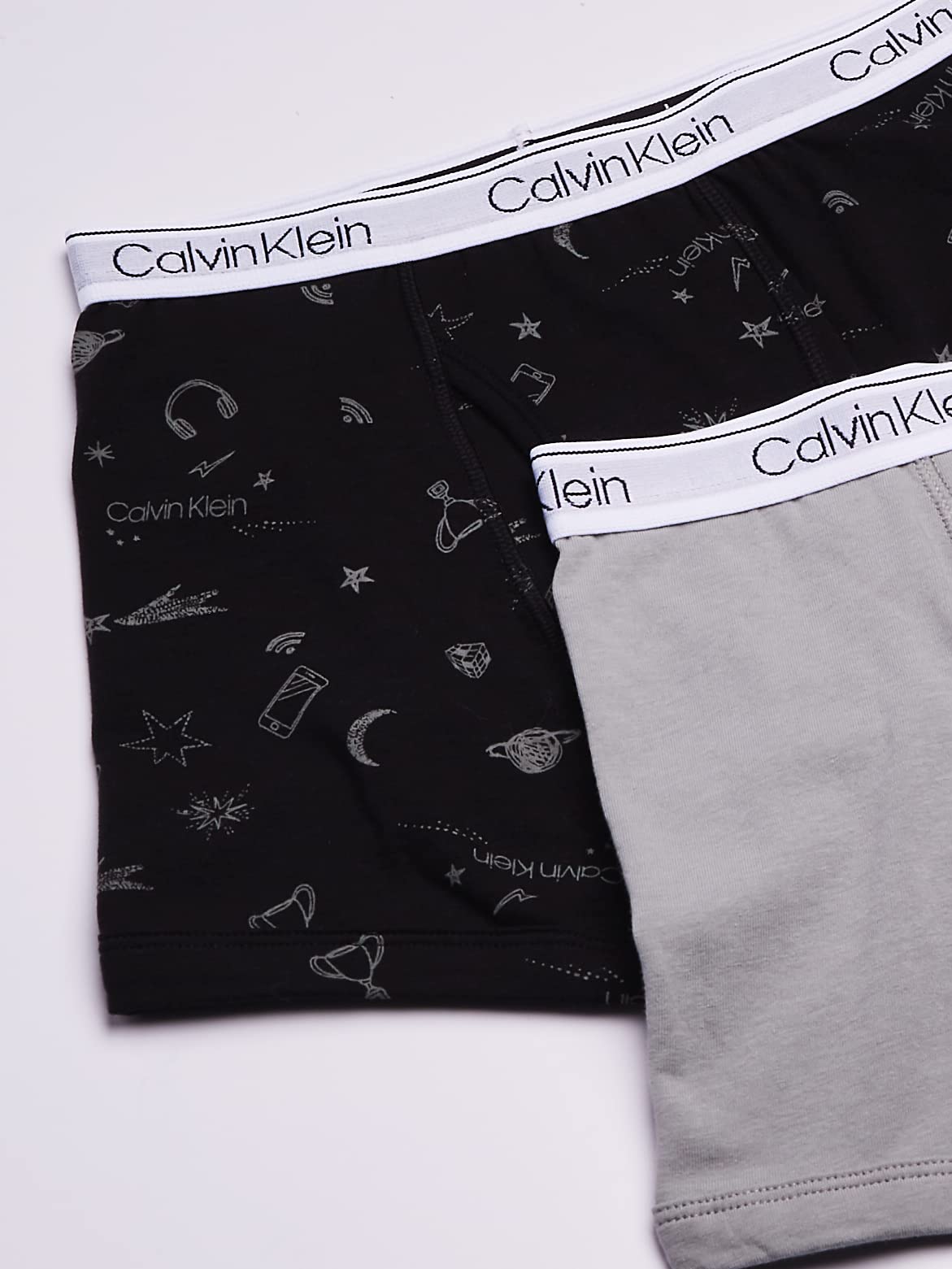 Calvin Klein Majtki Chłopcy 2PK CTTN/STRETCH BOXER BRIEF