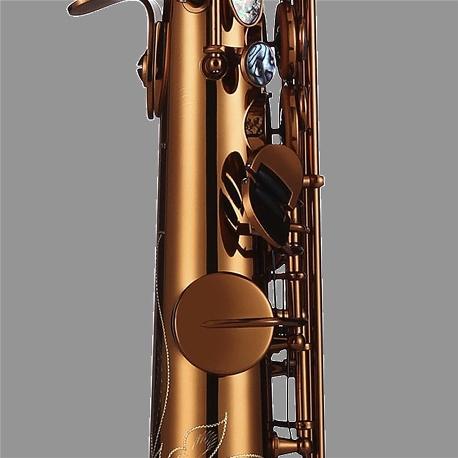 Zestaw dla początkujących saksofonu - B-flat Straight Pipe wysoki instrument dęty drewniany dla dorosłych - profesjonalny instrument wydajności dla początkujących