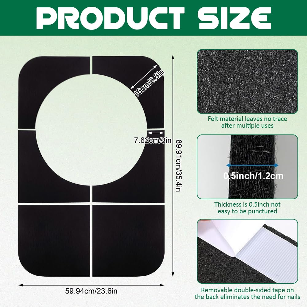 Mineup Protezione Da Parete Per Bersaglio, Bordo Autoadesivo Per Bersaglio Da Freccette, Sfondo Universale Per Freccette, Protezione Per Pareti Da Freccett(60 * 90 * 1.2cm)