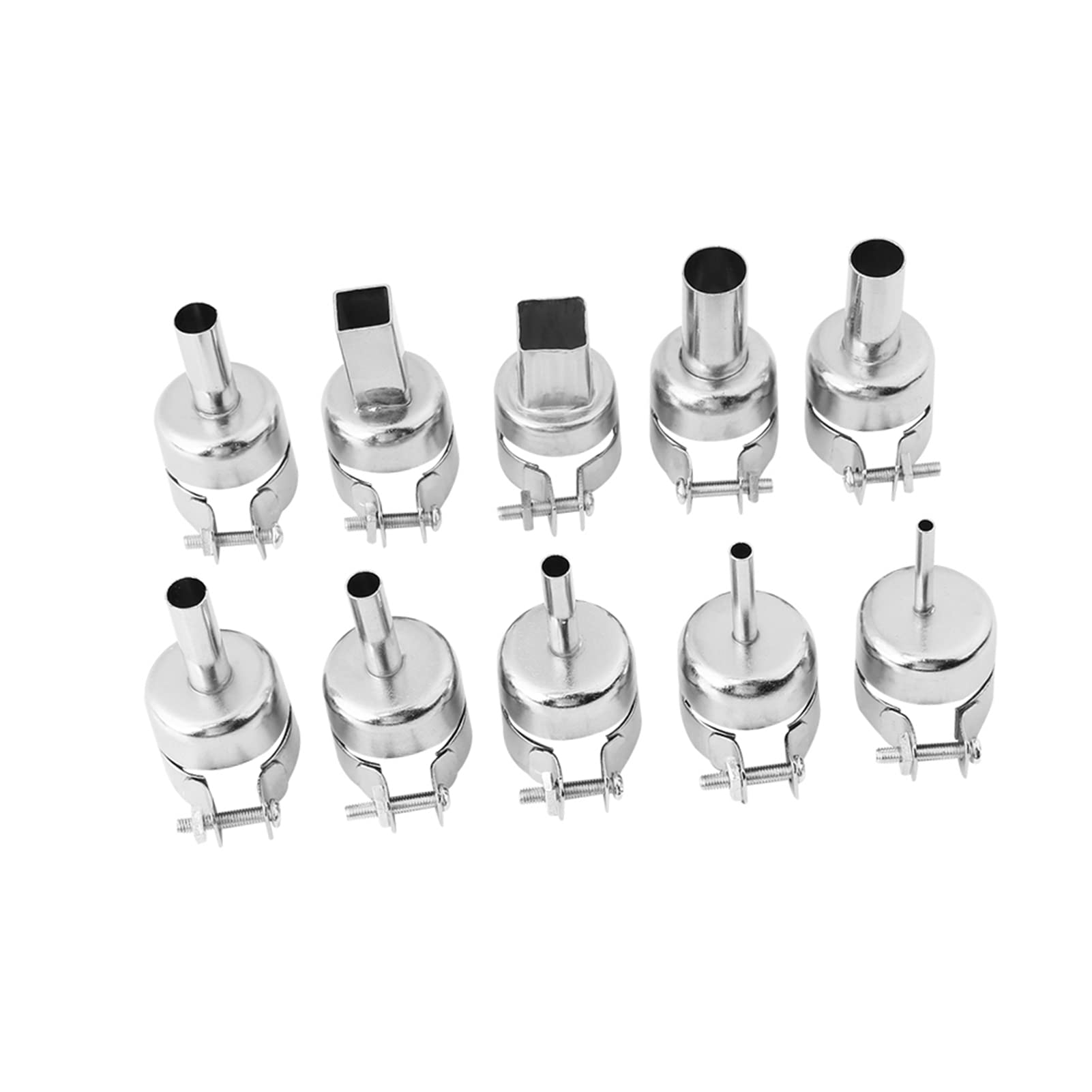 10-Piece HeatNozzles Kit for Hot Air Soldering Station Repair Tools