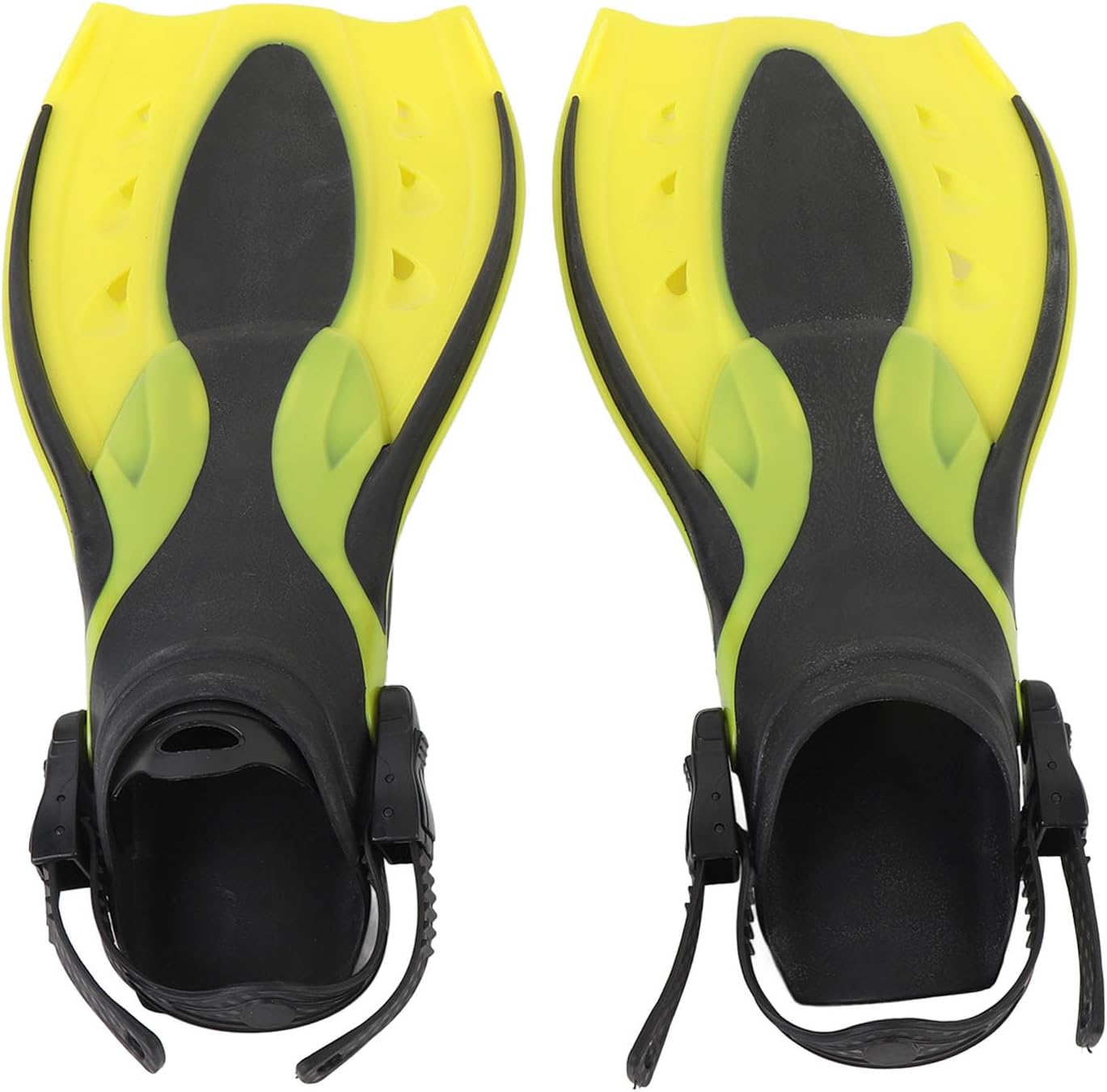 Swimming Fins, Short Travel Size Snorkeling Flippers with Mesh Carrying Bag, for Children Teens Adults Women Men Swimming Training