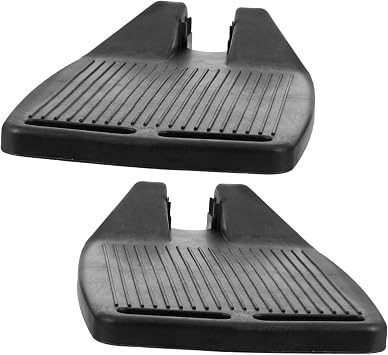Beaupretty Thickened Plastic Wheelchair Footrest Pedal Replacement Strong Bearing Capacity Footplate for Lower Limb Support Easy to Use Footrest Suitable for All Ages with Slip Design