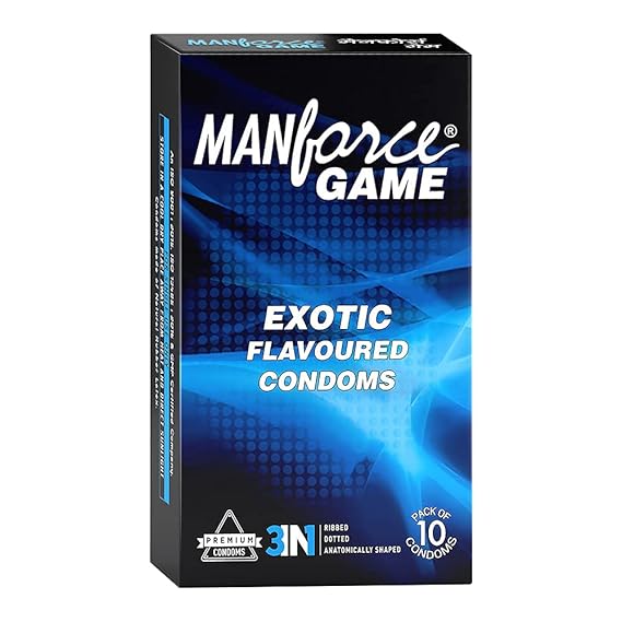 MANFORCE GAME EXOTIC CONDOM PACK OF 6