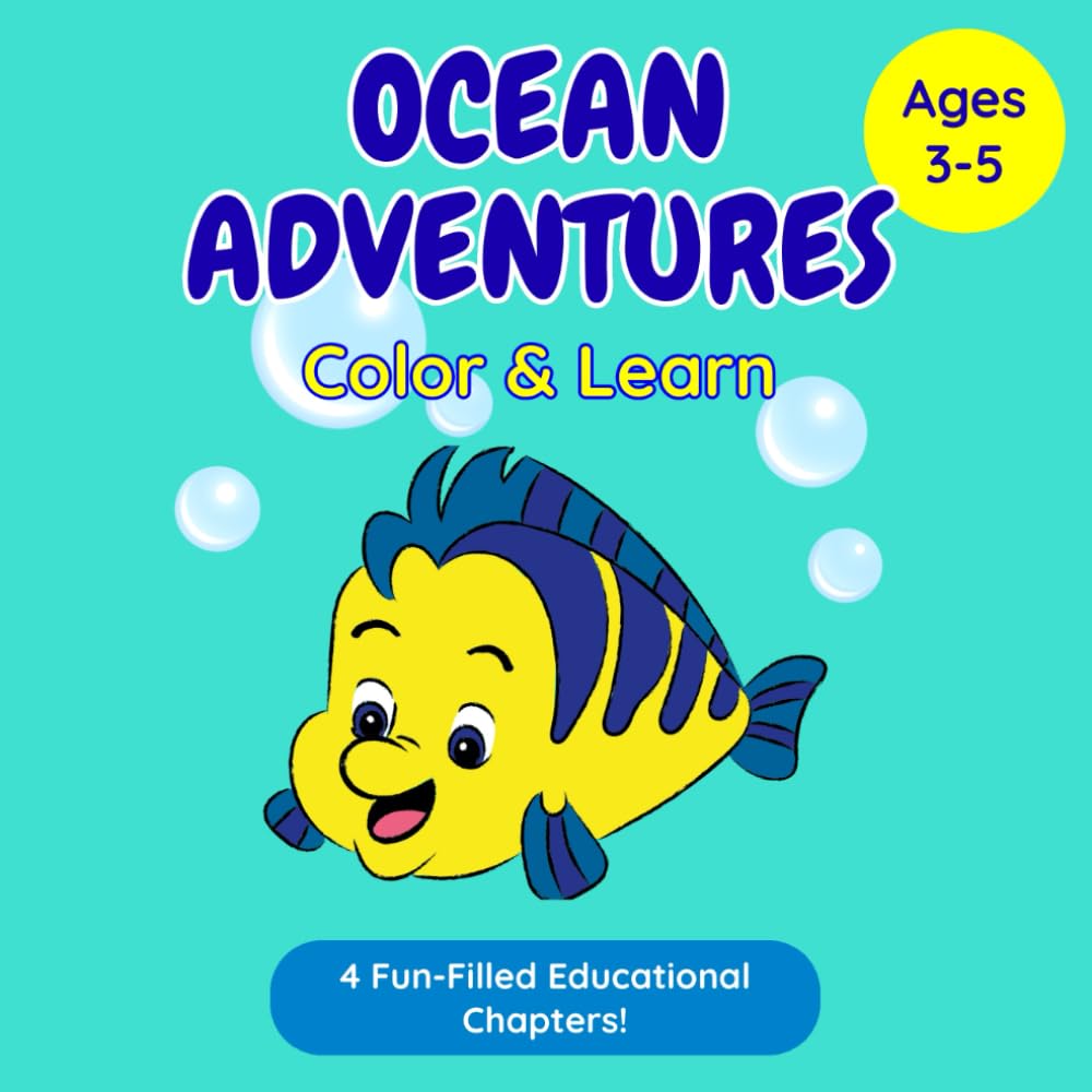 Ocean Adventures: Color & Learn