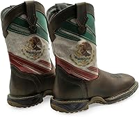 Vista 7 de CEBU Botas vaqueras Thunder Western para hombre - Punta cuadrada