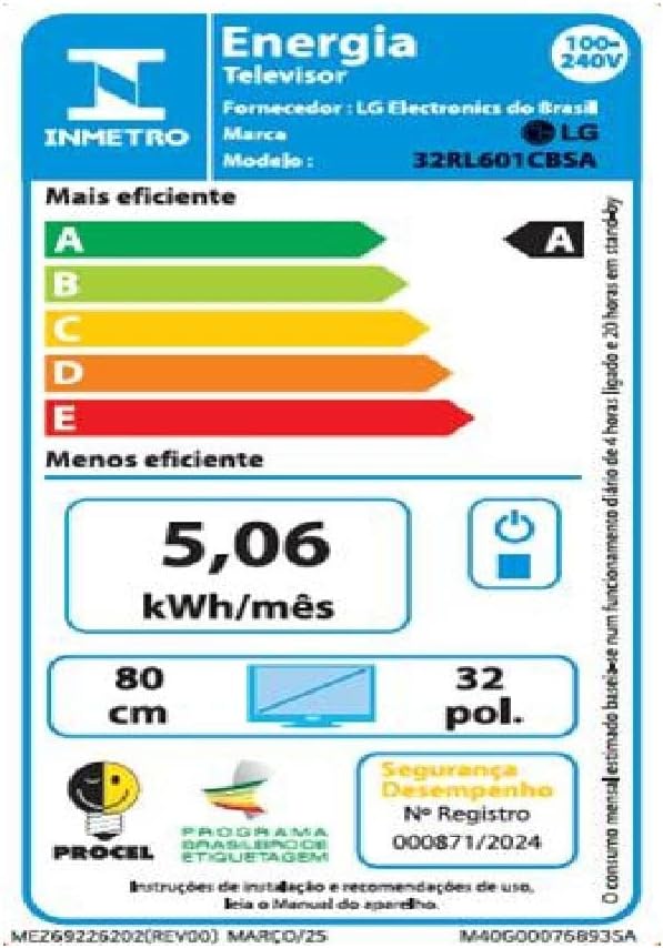 Review TV LG 32" LED HD: descubra por que ela é a escolha perfeita! 8 6198Ass4 BL. AC SL1000