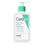 CeraVe Foaming Facial Cleanser, Daily Face Wash for Oily Skin, Hyaluronic Acid + Ceramides + Niacinamide, Fragrance Free & Paraben Free, Non-Drying Oil Control Face Wash, 8 Fluid Ounces